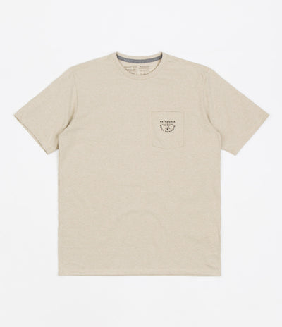 Patagonia Forge Mark Crest Pocket Responsibili-Tee T-Shirt - Oar Tan