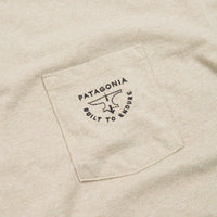 Patagonia Forge Mark Crest Pocket Responsibili-Tee T-Shirt - Oar Tan thumbnail