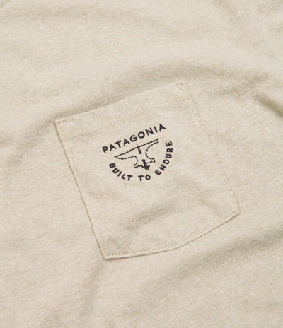 Patagonia Forge Mark Crest Pocket Responsibili-Tee T-Shirt - Oar Tan