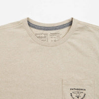Patagonia Forge Mark Crest Pocket Responsibili-Tee T-Shirt - Oar Tan thumbnail