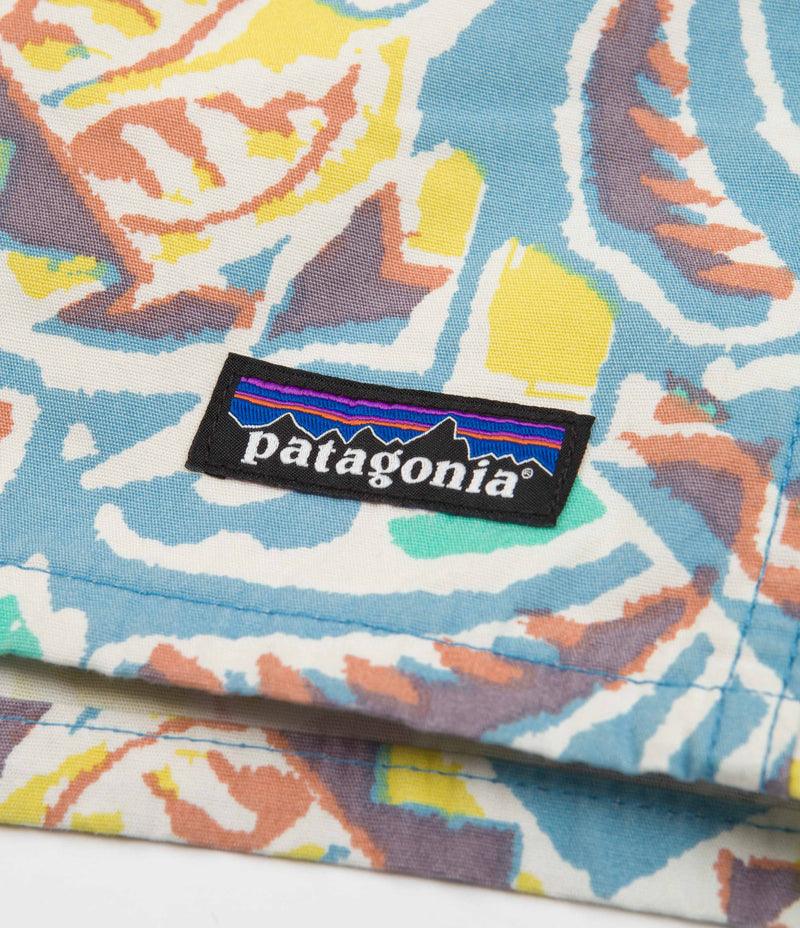 Patagonia Funhoggers Shorts - Thriving Planet: Lago Blue | Flatspot