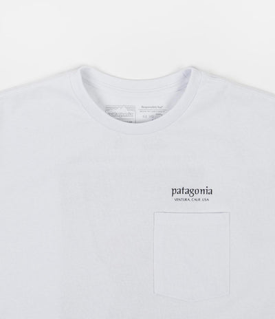 Patagonia Granite Magic Pocket Responsibili-Tee T-Shirt - White