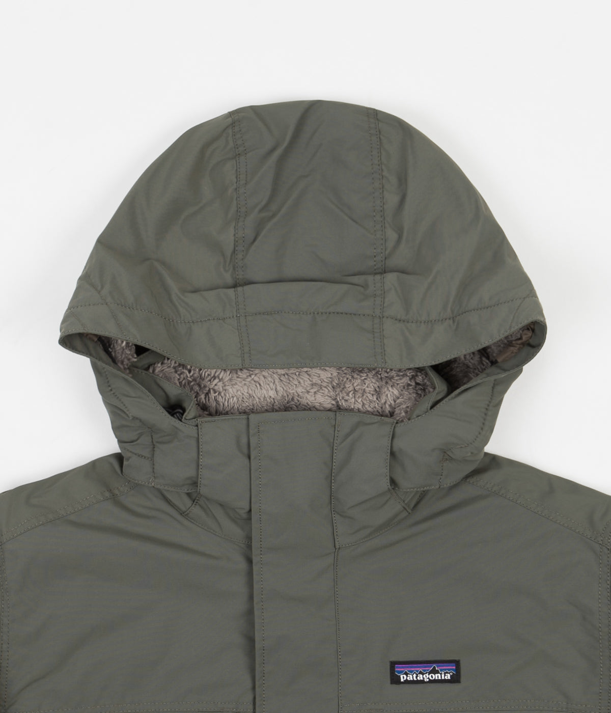 Patagonia men's isthmus top parka industrial green