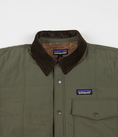Patagonia Isthmus Quilted Shirt Jacket - Industrial Green
