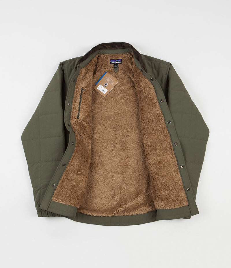 Patagonia Isthmus Quilted Shirt Jacket - Industrial Green | Flatspot