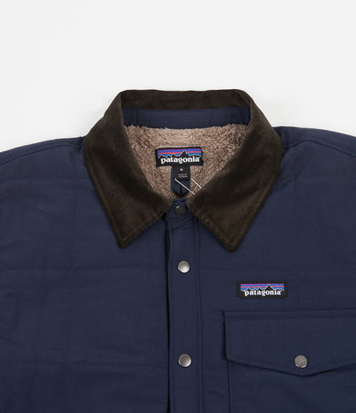 Patagonia Isthmus Quilted Shirt Jacket - New Navy