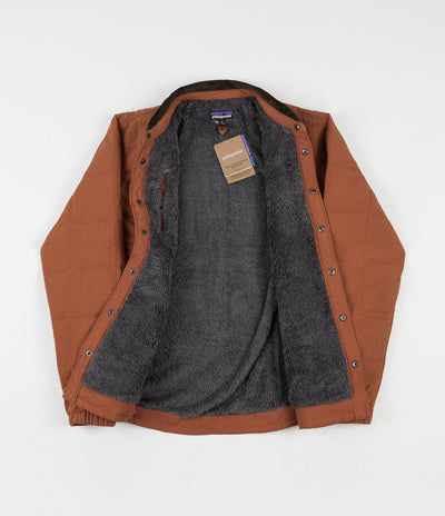 Patagonia Isthmus Quilted Shirt Jacket - Sisu Brown