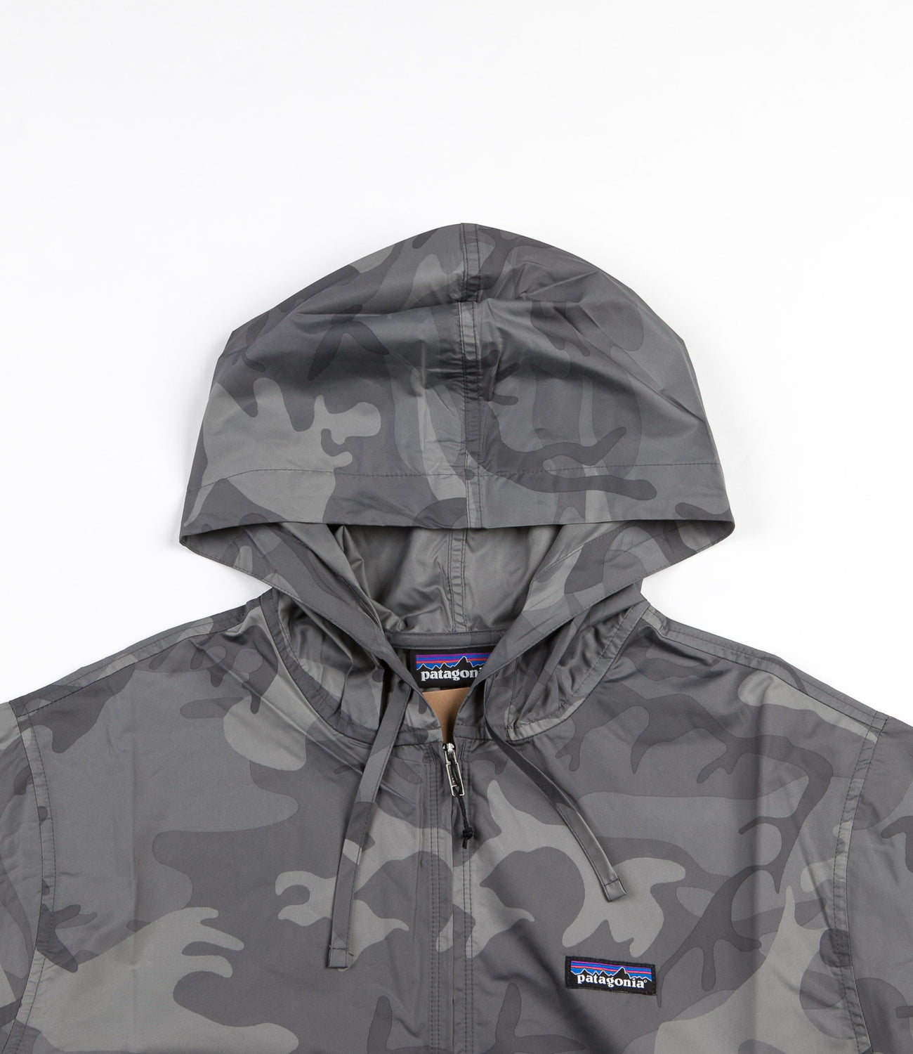 Patagonia Light Variable Hooded Jacket Forest Camo Forge Grey Flatspot