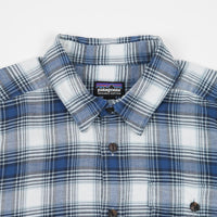 Patagonia Lightweight Fjord Flannel Shirt - Grange: Superior Blue thumbnail