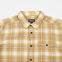Patagonia Lightweight Fjord Flannel Shirt - Grange: Surfboard Yellow thumbnail
