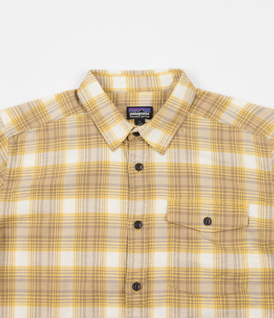 Patagonia Lightweight Fjord Flannel Shirt - Grange: Surfboard Yellow