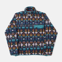 Patagonia Lightweight Synchilla Snap-T Fleece - Cedar Mesa Big: New Navy thumbnail