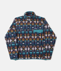 Patagonia Lightweight Synchilla Snap-T Fleece - Cedar Mesa Big: New Navy