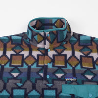 Patagonia Lightweight Synchilla Snap-T Fleece - Cedar Mesa Big: New Navy thumbnail