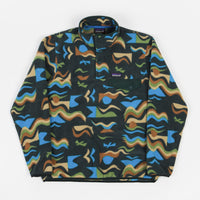 Patagonia Lightweight Synchilla Snap-T Fleece - Arctic Collage: Northern Green thumbnail