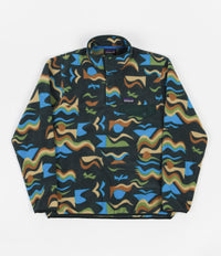 Patagonia Lightweight Synchilla Snap-T Fleece - Arctic Collage: Northern Green