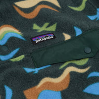 Patagonia Lightweight Synchilla Snap-T Fleece - Arctic Collage: Northern Green thumbnail