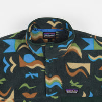 Patagonia Lightweight Synchilla Snap-T Fleece - Arctic Collage: Northern Green thumbnail