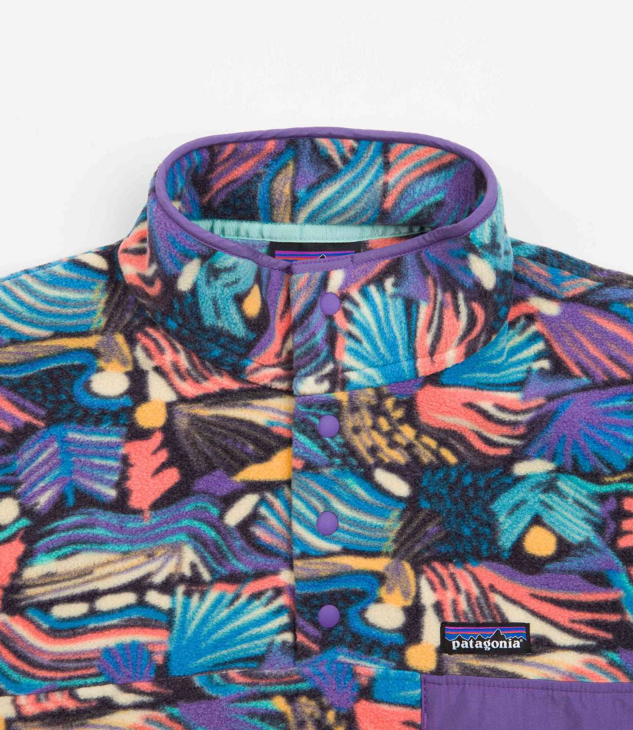 Patterned patagonia synchilla deals