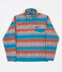 Patagonia Lightweight Synchilla Snap-T Fleece - Laughing Waters / Filter Blue
