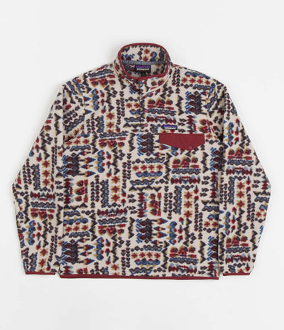 Patagonia Lightweight Synchilla Snap-T Fleece - Wandering Woods: Pumice