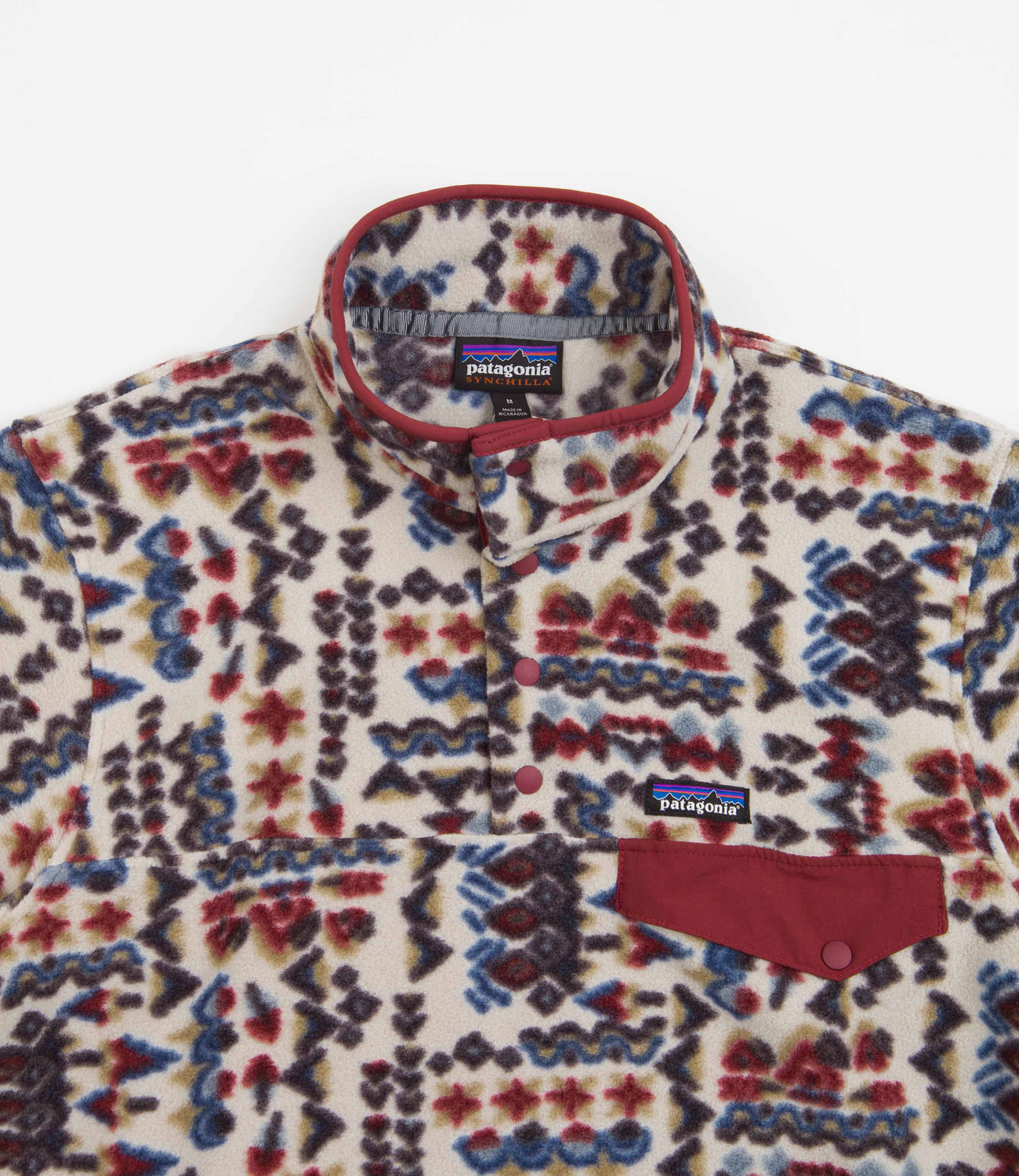 Patagonia Lightweight Synchilla Snap T Fleece Wandering Woods