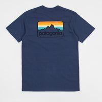 Patagonia Line Logo Badge Responsibili-Tee T-Shirt - Dolomite Blue thumbnail