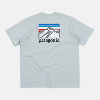 Patagonia Line Logo Ridge Pocket Responsibili-Tee T-Shirt - Big Sky Blue thumbnail