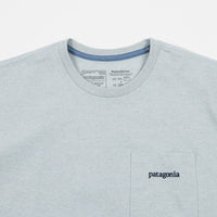 Patagonia Line Logo Ridge Pocket Responsibili-Tee T-Shirt - Big Sky Blue thumbnail