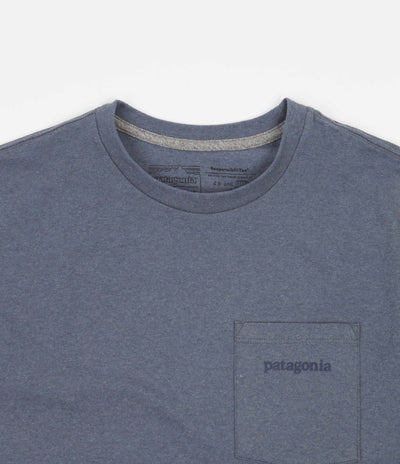 Patagonia Line Logo Ridge Pocket Responsibili-Tee T-Shirt - Plume Grey
