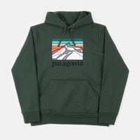 Patagonia Line Logo Ridge Uprisal Hoodie - Alder Green thumbnail