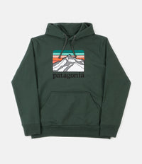 Patagonia Line Logo Ridge Uprisal Hoodie - Alder Green