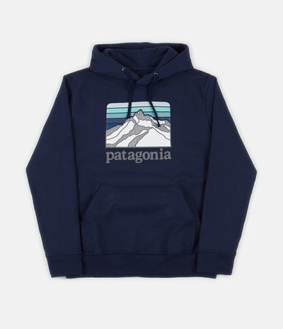 Patagonia Line Logo Ridge Uprisal Hoodie - Classic Navy