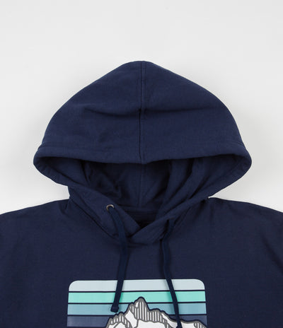 Patagonia Line Logo Ridge Uprisal Hoodie - Classic Navy