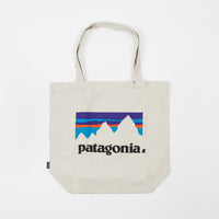 Patagonia Market Tote Bag - Shop Sticker / Bleached Stone thumbnail