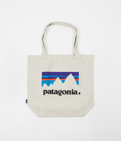 Patagonia Market Tote Bag - Shop Sticker / Bleached Stone