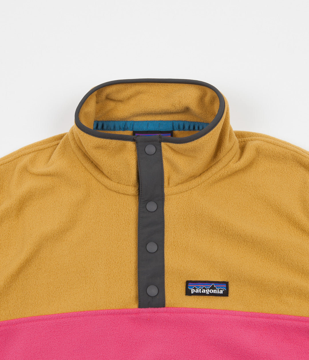 Patagonia Micro D Snap T Pullover Fleece Ultra Pink Flatspot