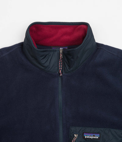 Patagonia Microdini 1/2 Zip Pullover Fleece - Wax Red