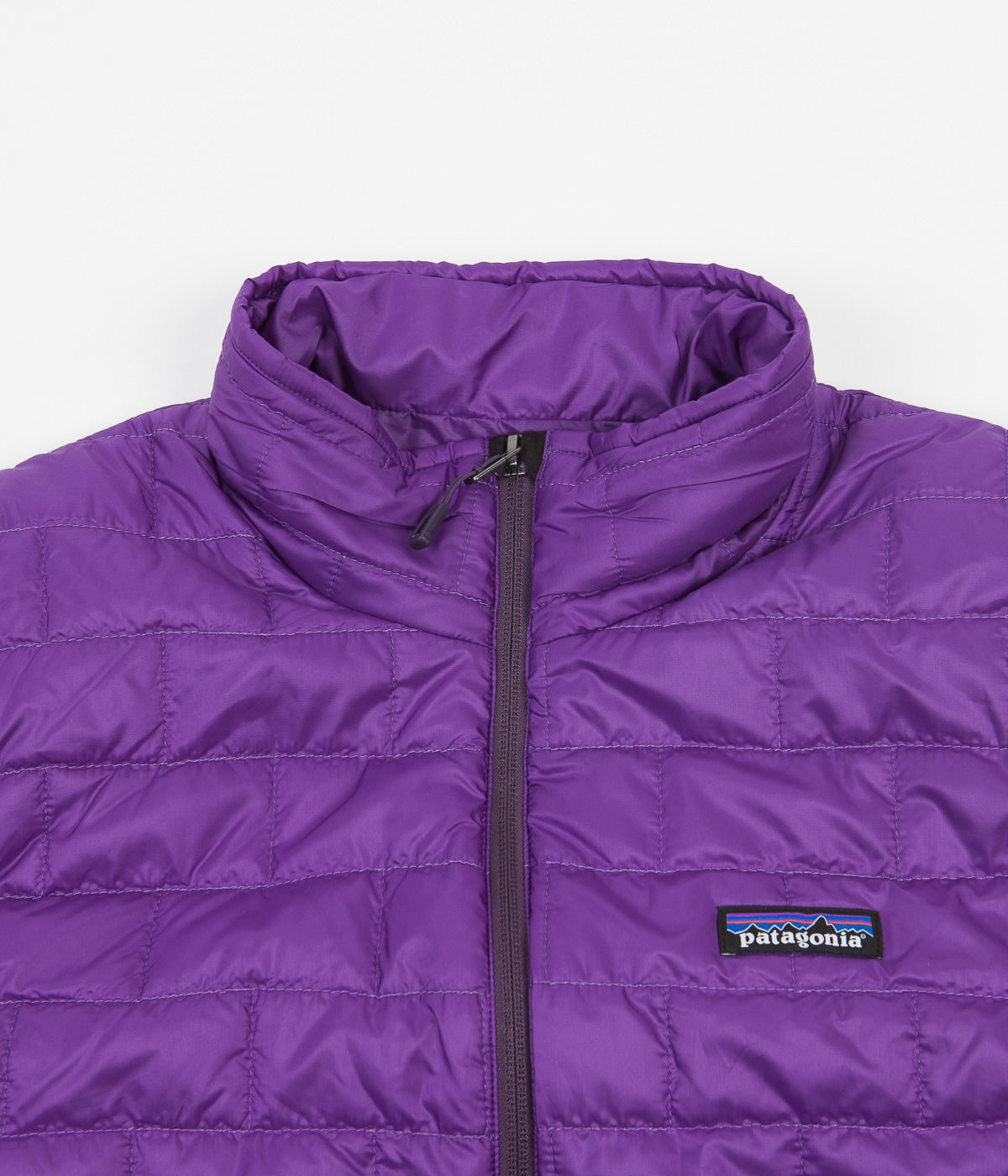 Patagonia Nano Puff Vest Purple Flatspot