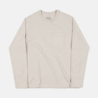 Patagonia Organic Cotton Midweight Long Sleeve Pocket T-Shirt - Pumice thumbnail