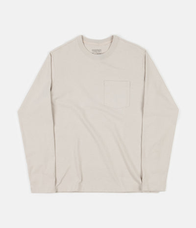 Patagonia Organic Cotton Midweight Long Sleeve Pocket T-Shirt - Pumice