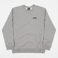 Patagonia P-6 Label Midweight Crewneck Sweatshirt - Feather Grey thumbnail