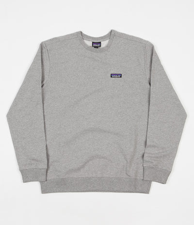 Patagonia P-6 Label Midweight Crewneck Sweatshirt - Feather Grey