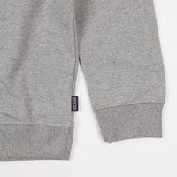 Patagonia P-6 Label Midweight Crewneck Sweatshirt - Feather Grey thumbnail