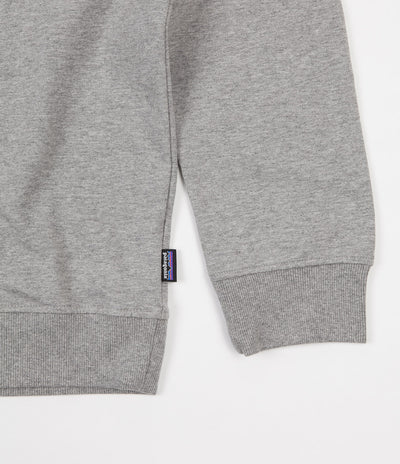 Patagonia P-6 Label Midweight Crewneck Sweatshirt - Feather Grey