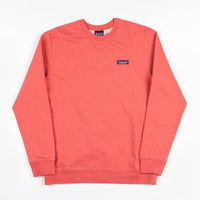 Patagonia P-6 Label Crewneck Sweatshirt - Spiced Coral thumbnail