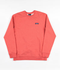 Patagonia P-6 Label Crewneck Sweatshirt - Spiced Coral