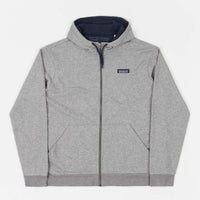 Patagonia P-6 Label French Terry Full-Zip Hoodie - Feather Grey | Flatspot