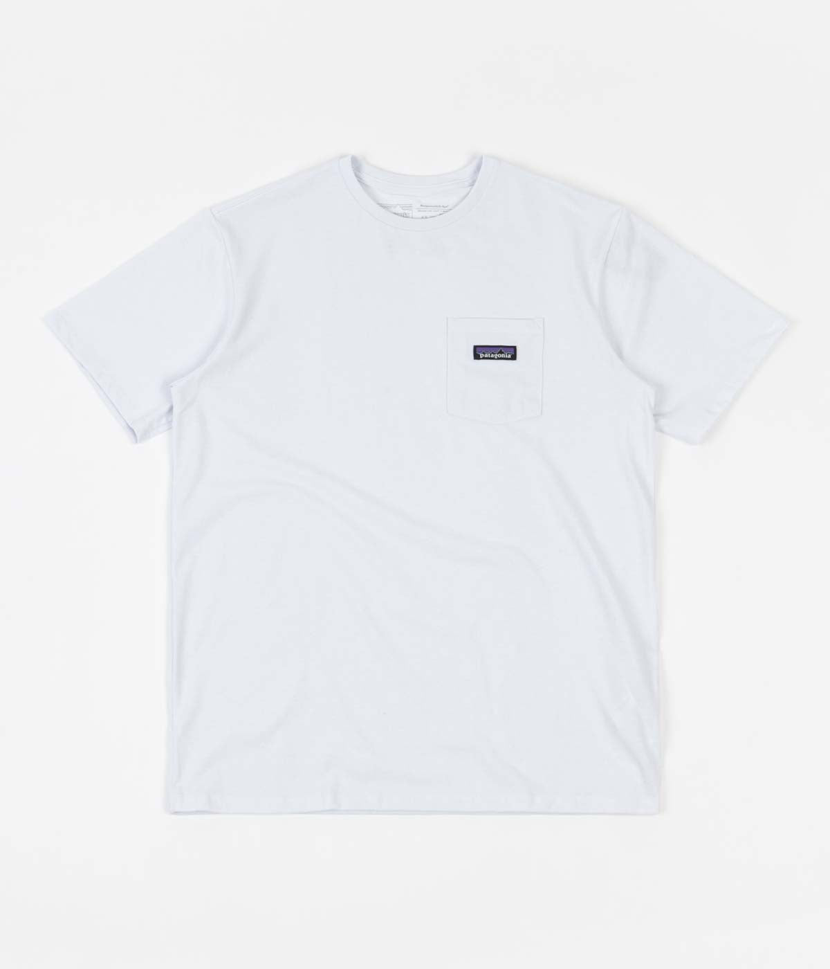 Patagonia P 6 Label Pocket Responsibili Tee T Shirt White Flatspot