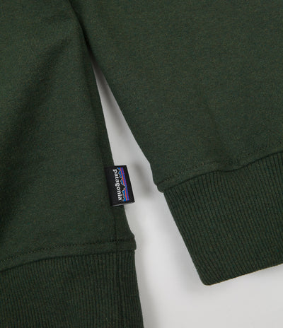Patagonia P-6 Label Uprisal Crewneck Sweatshirt - Nomad Green
